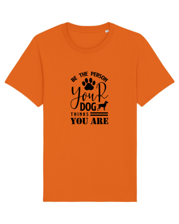 Be the Person Your Dog Thinks You are Bright Orange