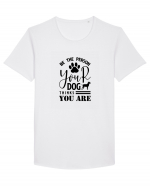 Be the Person Your Dog Thinks You are Tricou mânecă scurtă guler larg Bărbat Skater