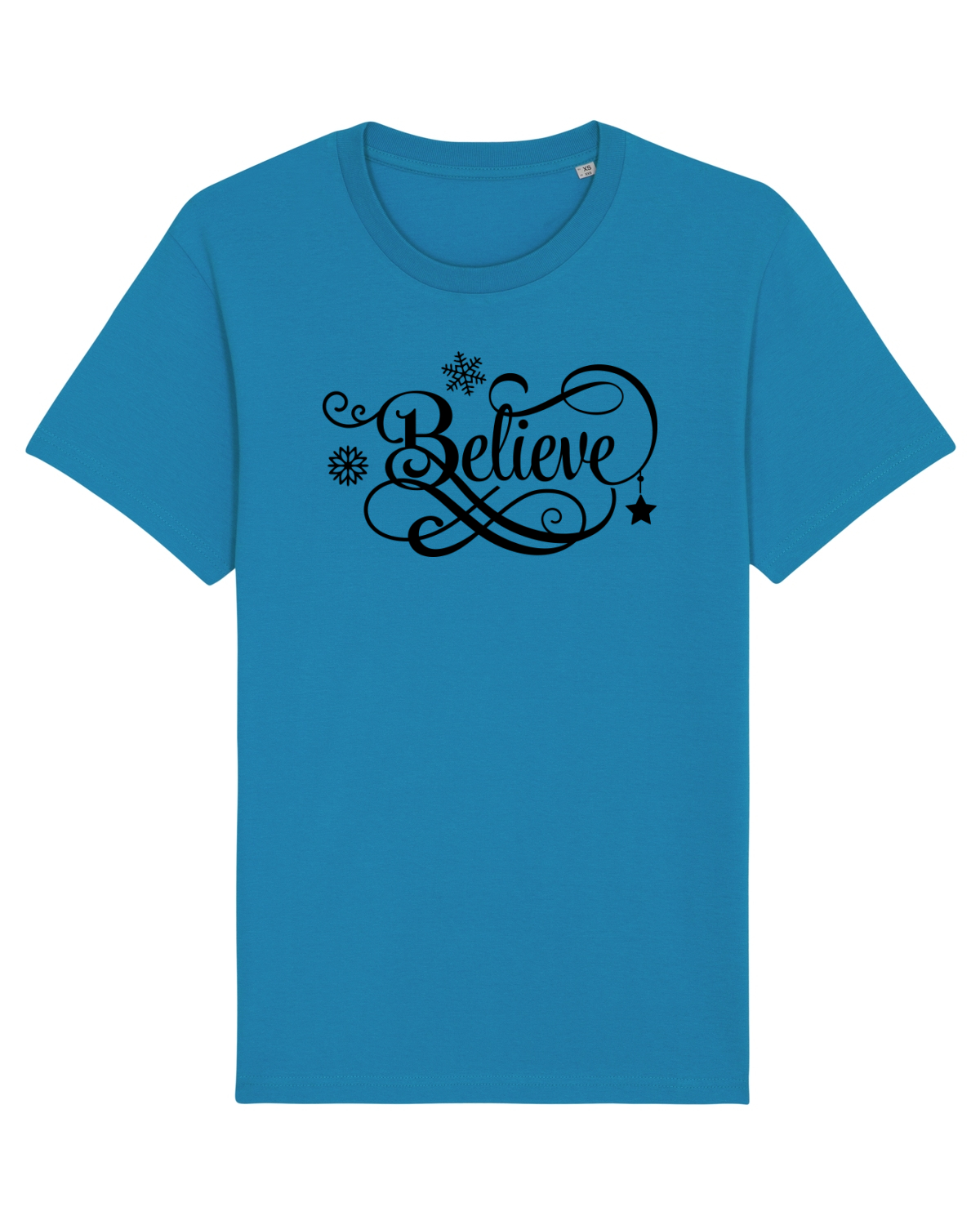 Tricou mânecă scurtă Unisex Rocker Azur