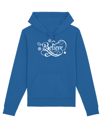 Believe White Royal Blue