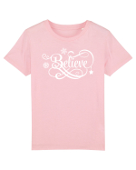 Believe White Tricou mânecă scurtă  Copii Mini Creator