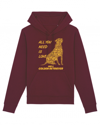 Golden Retriever Burgundy