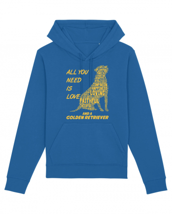 Golden Retriever Royal Blue