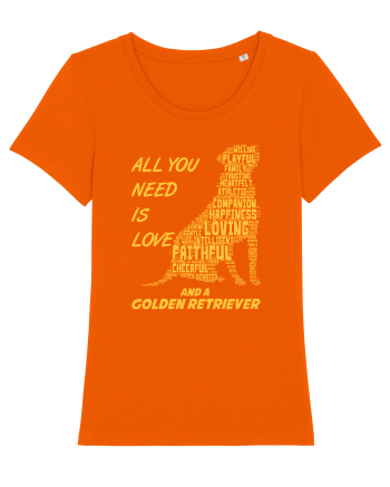 Golden Retriever Bright Orange