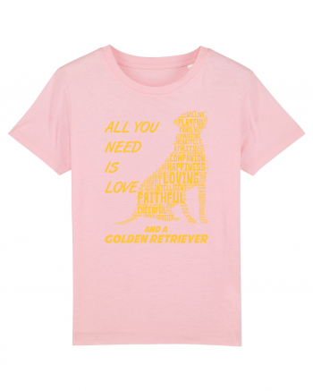 Golden Retriever Cotton Pink