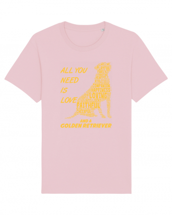 Golden Retriever Cotton Pink