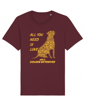 Golden Retriever Burgundy