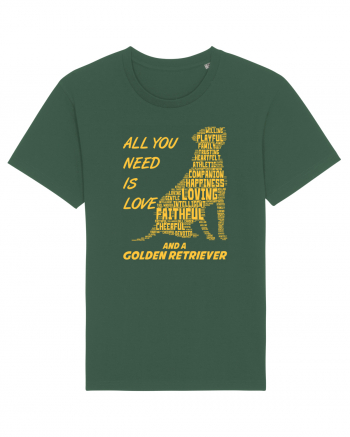 Golden Retriever Bottle Green