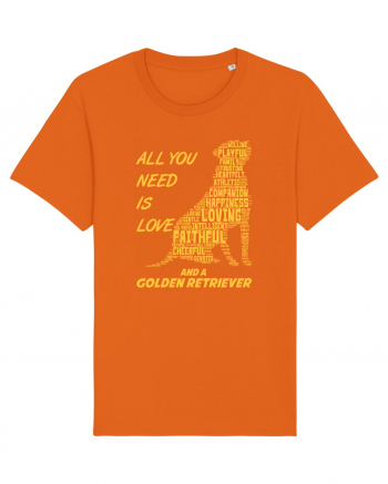 Golden Retriever Bright Orange