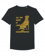 Golden Retriever Tricou mânecă scurtă guler larg Bărbat Skater