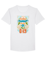 Today is always the best day Tricou mânecă scurtă guler larg Bărbat Skater