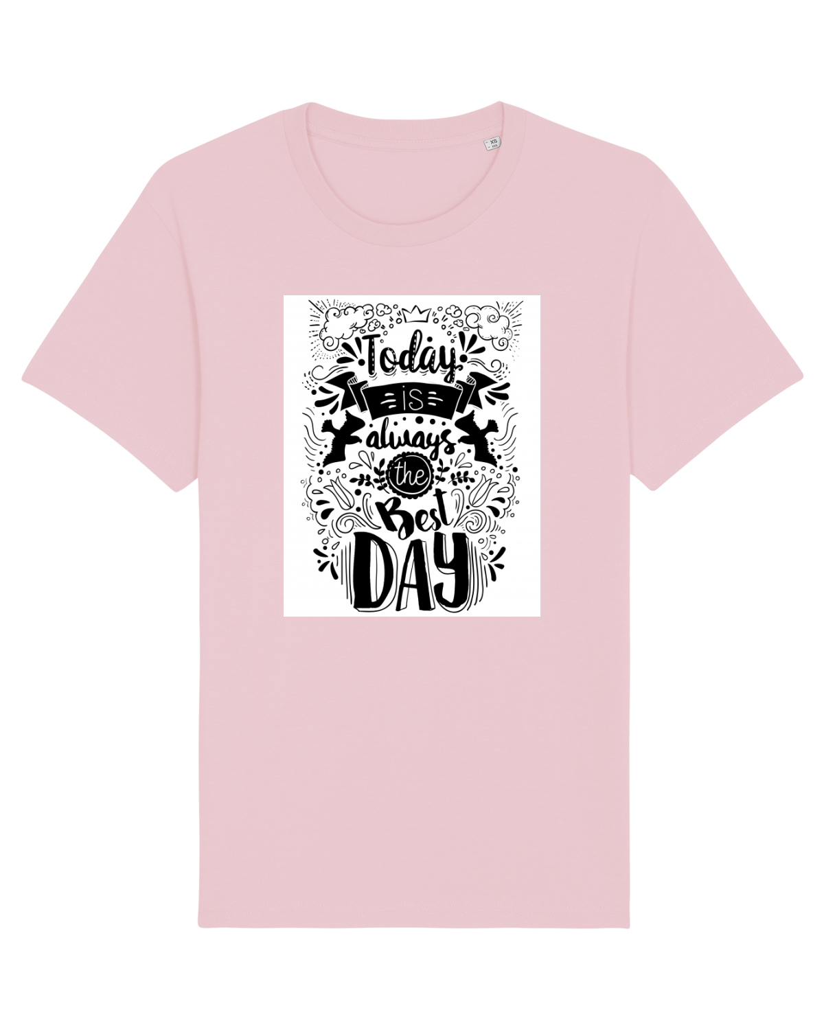 Tricou mânecă scurtă Unisex Rocker Cotton Pink