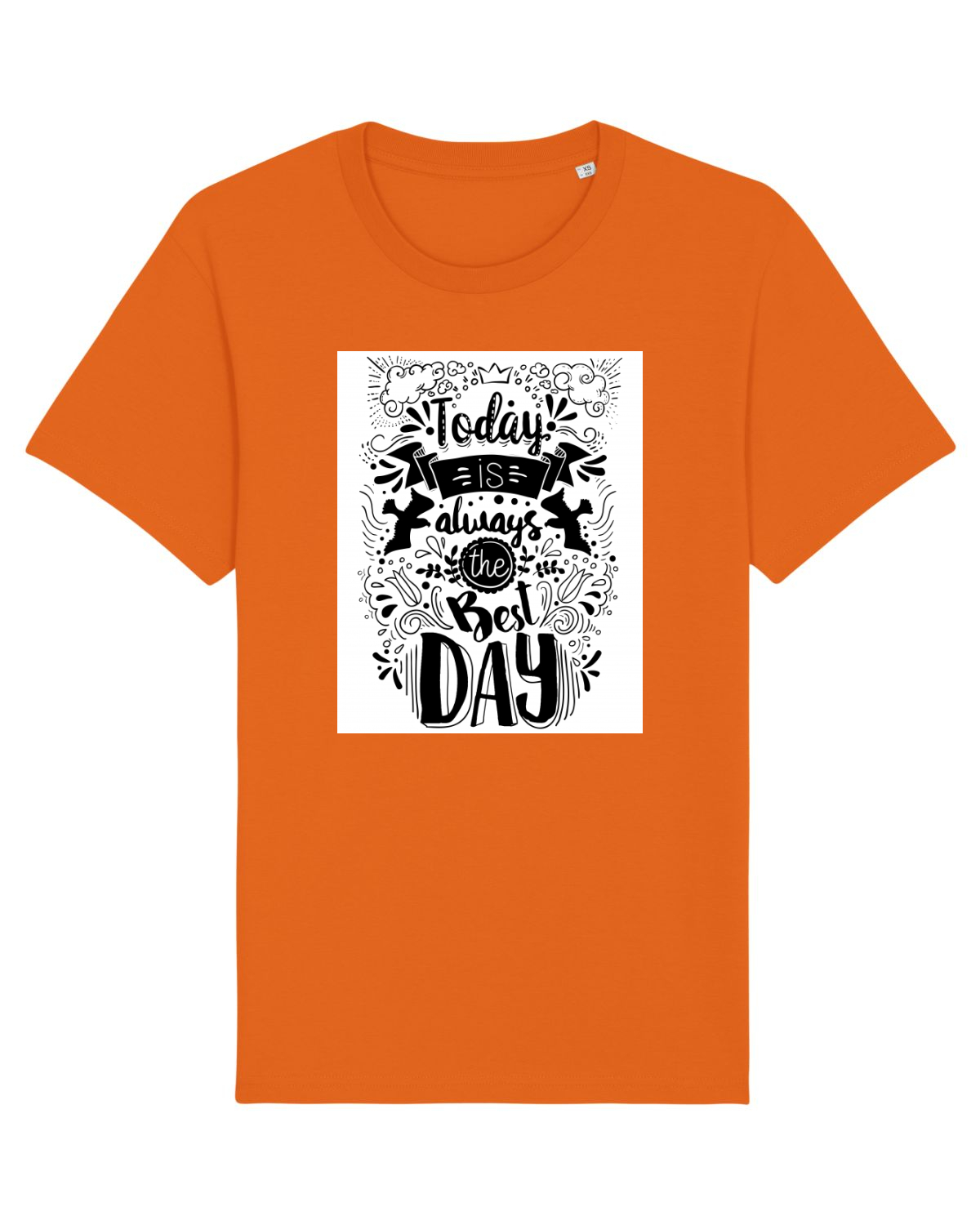 Tricou mânecă scurtă Unisex Rocker Bright Orange