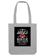 I kissed a biker white Sacoșă textilă