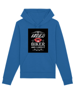 I kissed a biker white Hanorac Unisex Drummer