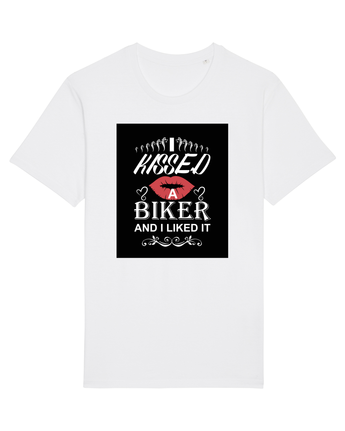 Tricou mânecă scurtă Unisex Rocker White