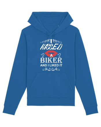 I kissed a biker Royal Blue