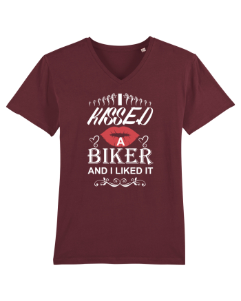 I kissed a biker Burgundy
