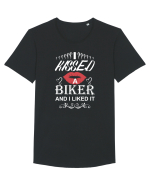 I kissed a biker Tricou mânecă scurtă guler larg Bărbat Skater