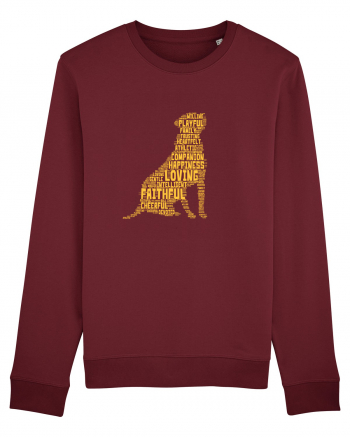 Dog Love Burgundy