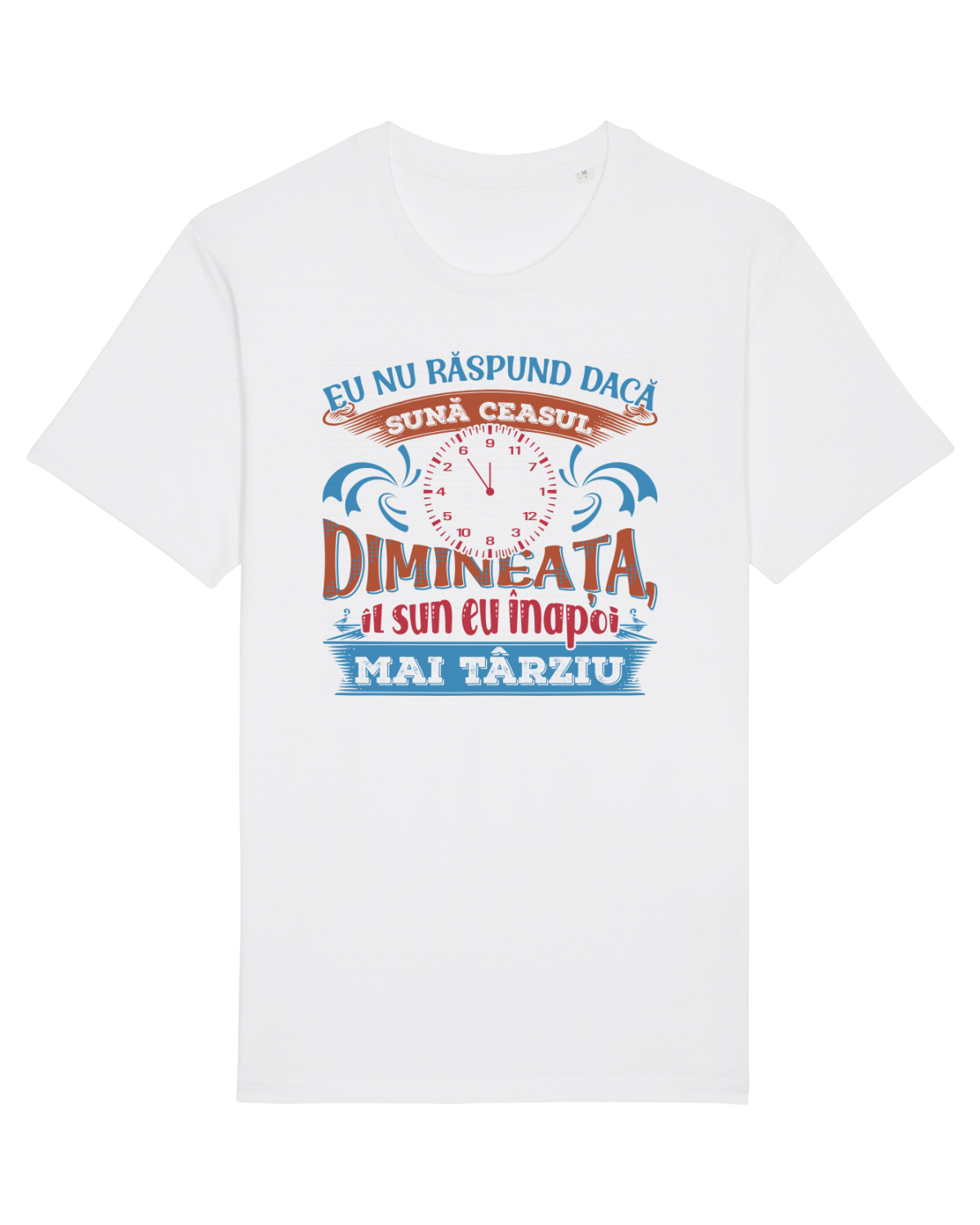 Tricou mânecă scurtă Unisex Rocker White