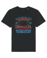 Dimineata Tricou mânecă scurtă Unisex Rocker