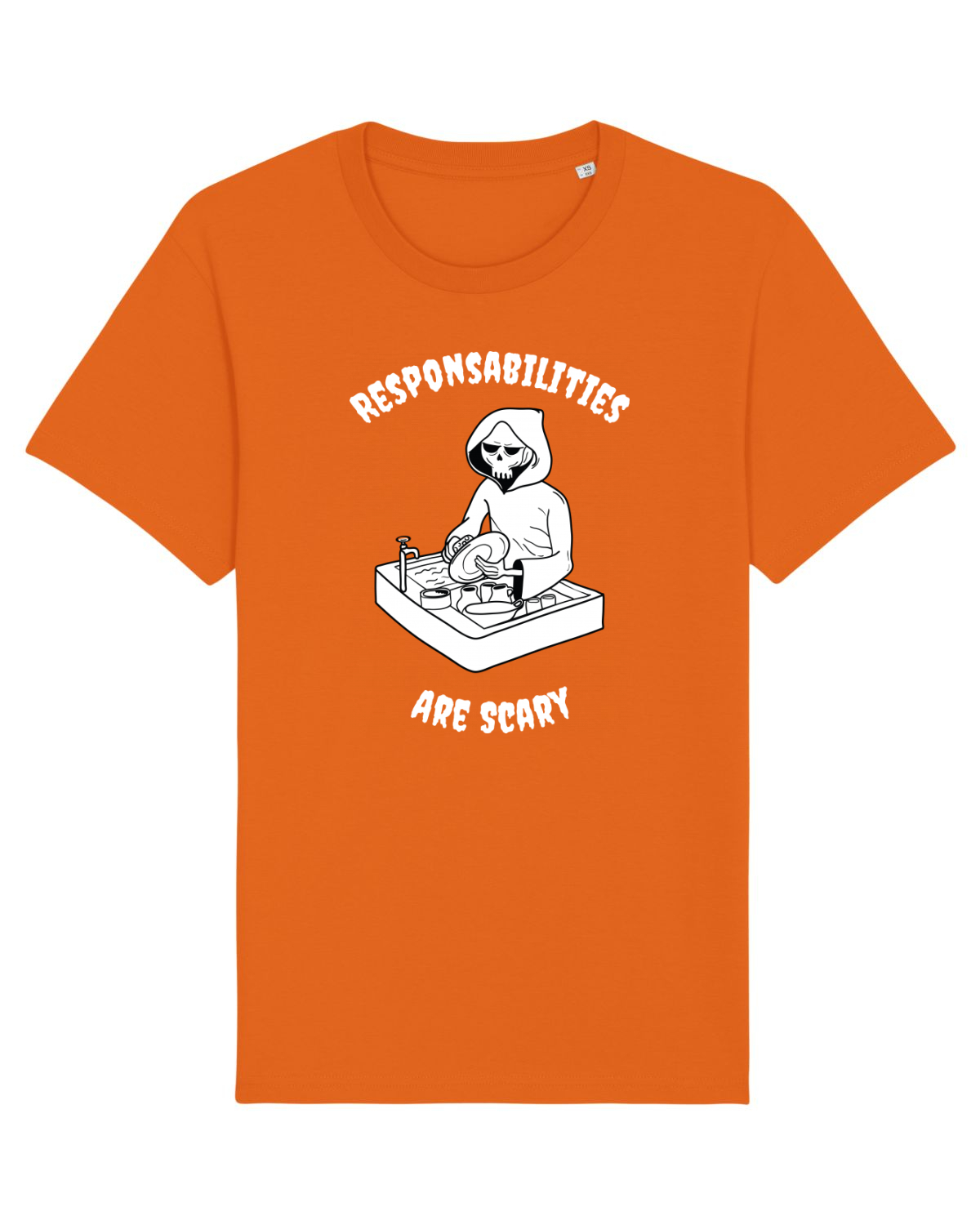 Tricou mânecă scurtă Unisex Rocker Bright Orange