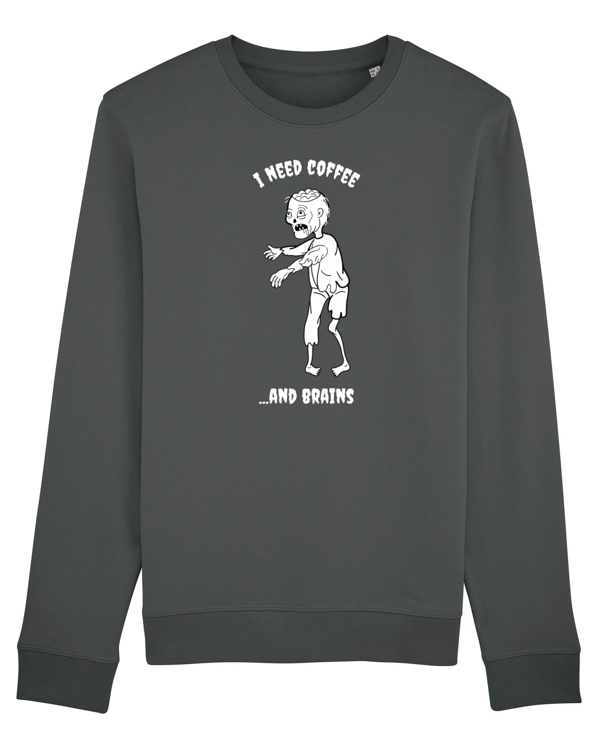 Bluză mânecă lungă Unisex Rise Anthracite