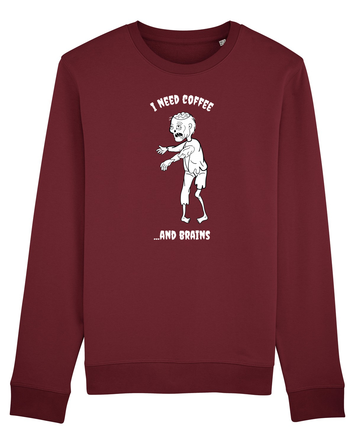 Bluză mânecă lungă Unisex Rise Burgundy