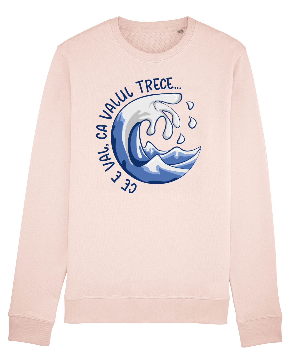 Bluză mânecă lungă Unisex Rise Candy Pink