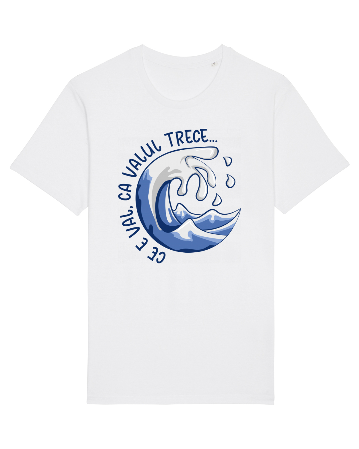 Tricou mânecă scurtă Unisex Rocker White