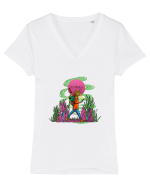 Kids with attitude 1 Tricou mânecă scurtă guler V Damă Evoker