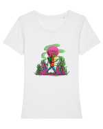Kids with attitude 1 Tricou mânecă scurtă guler larg fitted Damă Expresser