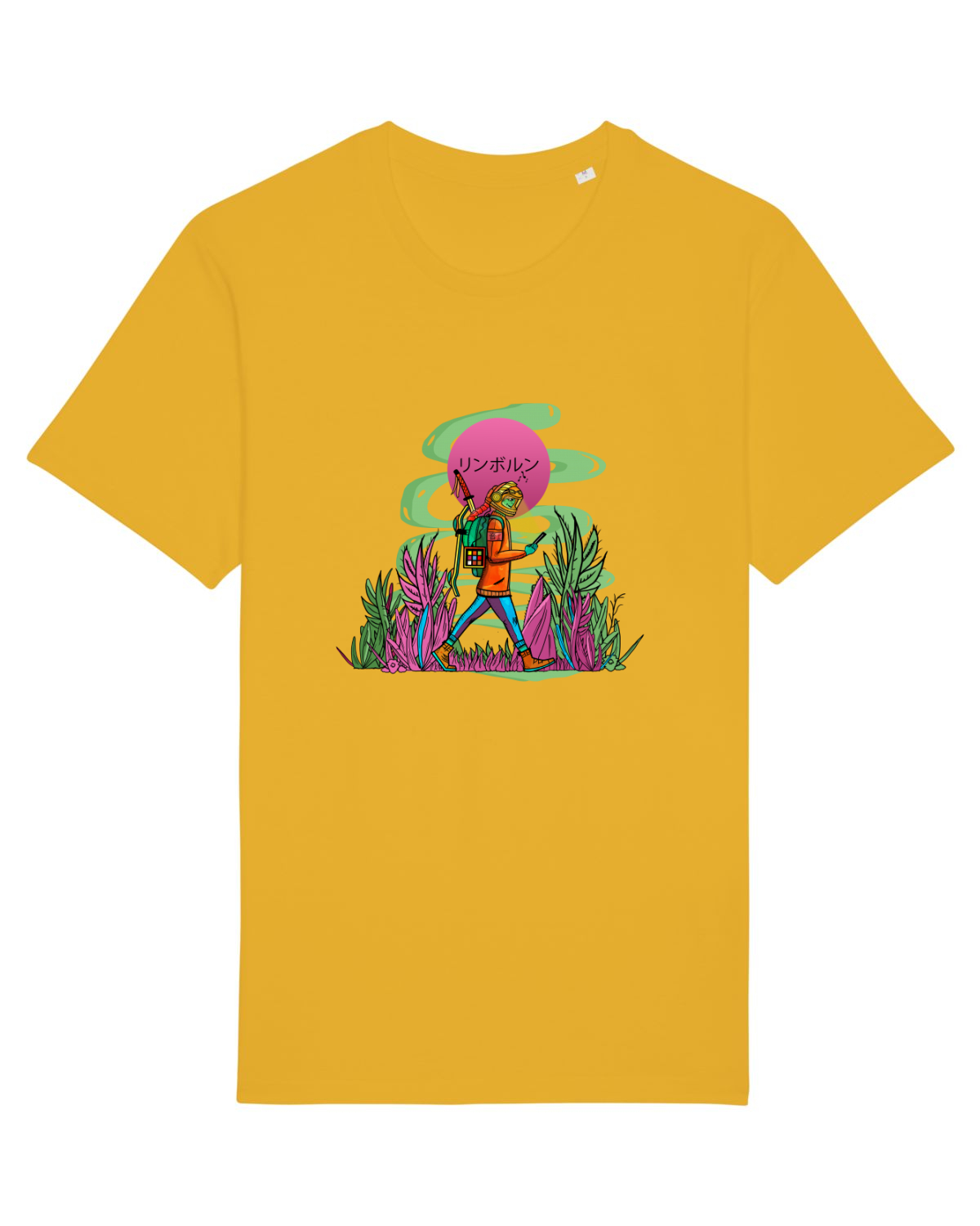 Tricou mânecă scurtă Unisex Rocker Spectra Yellow