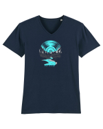 temelie mountains Tricou mânecă scurtă guler V Bărbat Presenter