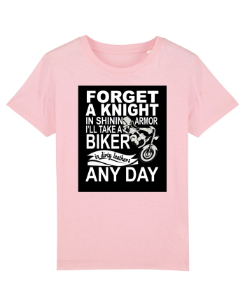 Biker in dirty leathers Cotton Pink
