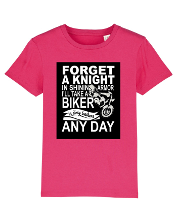 Biker in dirty leathers Raspberry