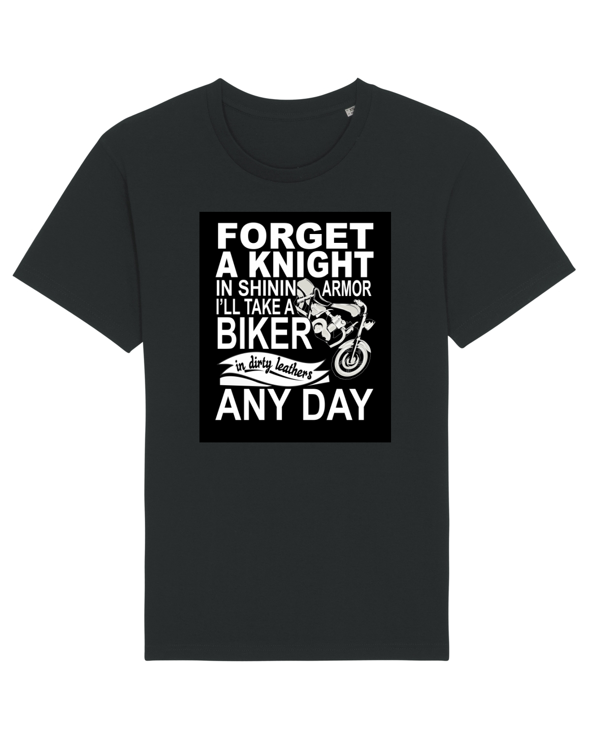 Tricou mânecă scurtă Unisex Rocker Black