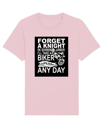 Biker in dirty leathers Cotton Pink
