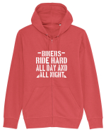Biker Quote Hanorac cu fermoar Unisex Connector