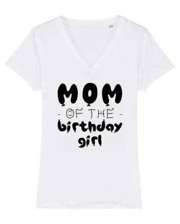 Mom of the birthday girl White