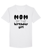Mom of the birthday girl Tricou mânecă scurtă guler larg Bărbat Skater