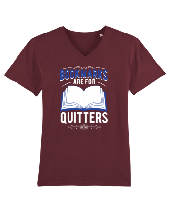 Bookmarks are for quitters Burgundy