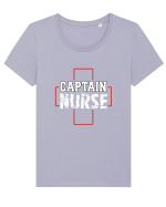 Captain Nurse Tricou mânecă scurtă guler larg fitted Damă Expresser