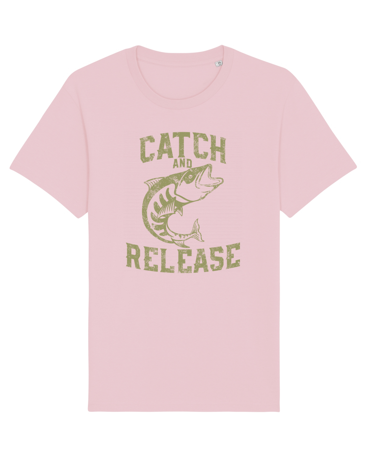 Tricou mânecă scurtă Unisex Rocker Cotton Pink