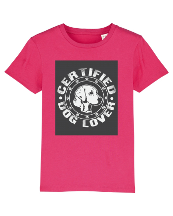 Certified Dog Lover Raspberry
