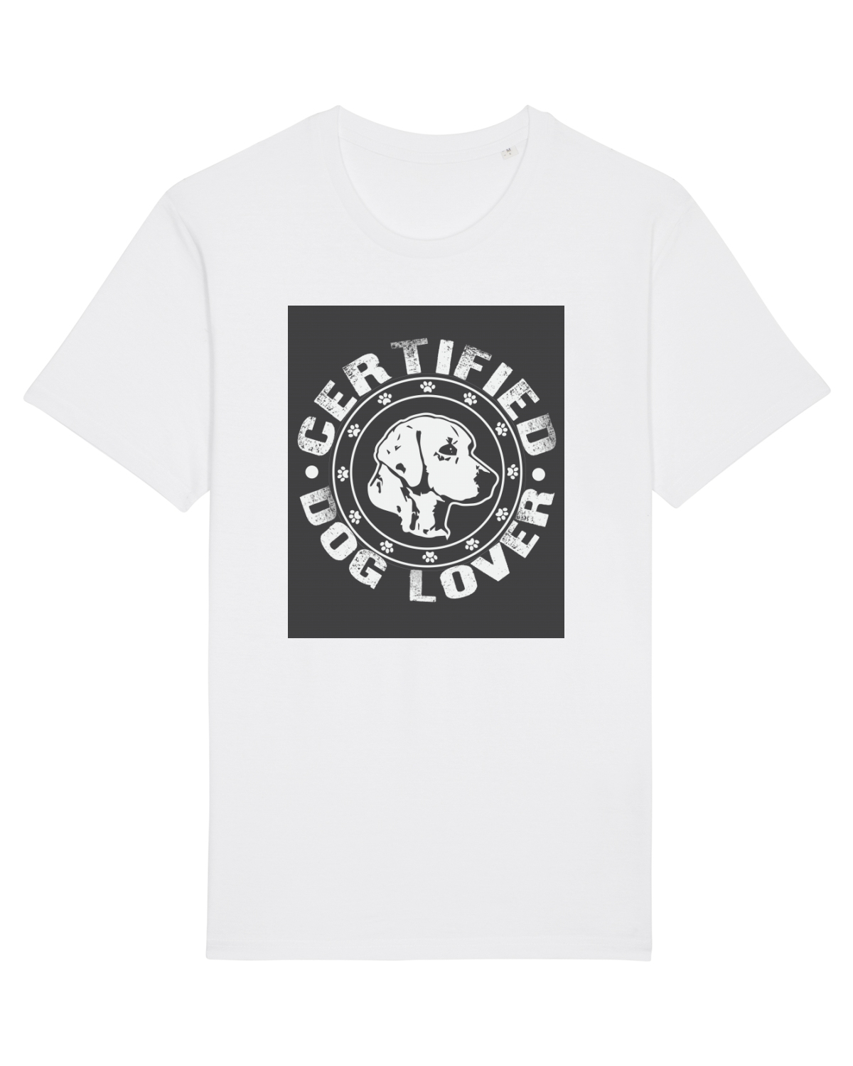 Tricou mânecă scurtă Unisex Rocker White