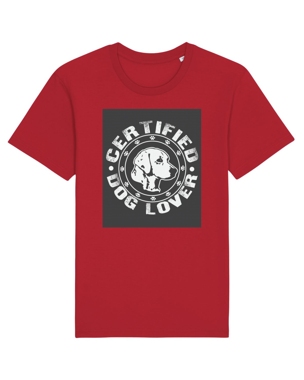 Tricou mânecă scurtă Unisex Rocker Red