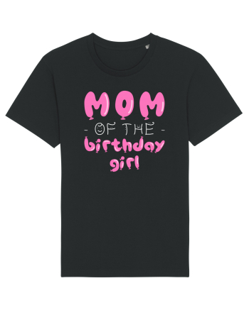 Mom of the birthday girl Pink Black