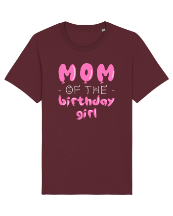 Mom of the birthday girl Pink Burgundy